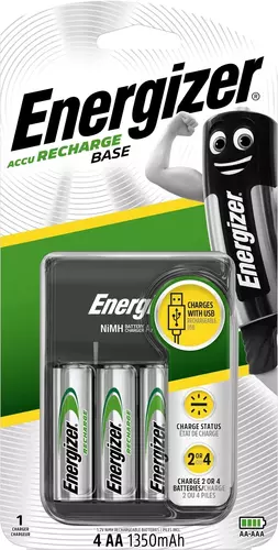 Ładowarka Energizer Base Value z 4 x 1300 akumulatorami w zestawie 1