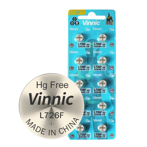 Bateria Alkaliczna Vinnic G2 /L726/ - Blister 10 szt. 1
