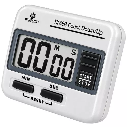 Minutnik LCD Perfect TM 86A SREBRNY 1