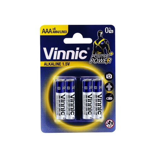 Bateria Alkaliczna Vinnic LR3 - Blister 4 szt. 1