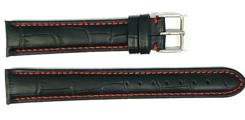 Pasek Chermond A110 CZARNY NIĆ CZERWONA 14 MM 1