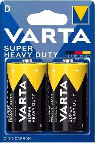 Bateria cynkowa Varta R20 Super Heavy Duty - blister 2 szt 1