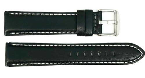 Pasek Chermond A120 CZARNY NIĆ BIAŁA 20MM 1