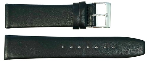 Pasek Chermond A132 CZARNY KLAMRA SREBRNA 24 MM 1