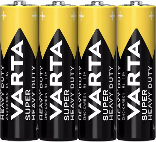 Bateria cynkowa Varta R6 Super Heavy Duty - folia 4 szt 1