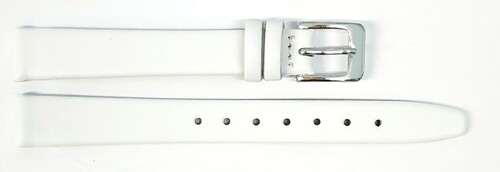 Pasek Chermond A132 BIAŁY KLAMRA SREBRNA 8MM 1