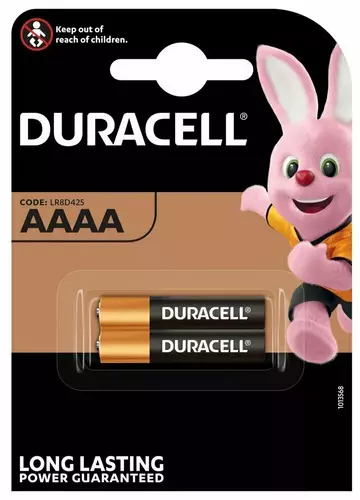 Bateria Duracell AAAA E96 LR61 - blister 2 szt. 1