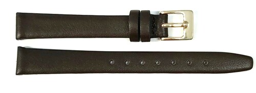 Pasek Chermond A132 BRĄZOWY KLAMRA ZŁOTA 12MM 1
