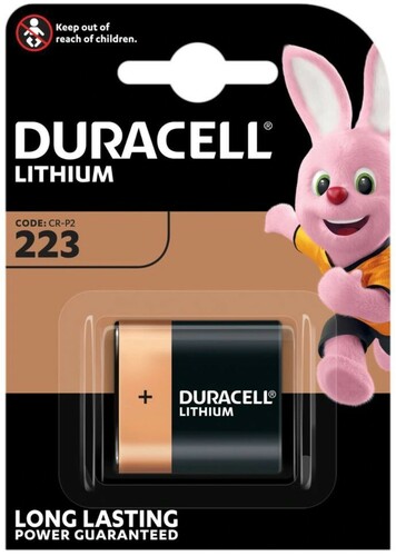 Bateria Duracell CRP2 / 223 / DL223 / EL223AP / CR-P2 1