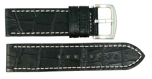 Pasek Chermond A154 CZARNY 24MM 1