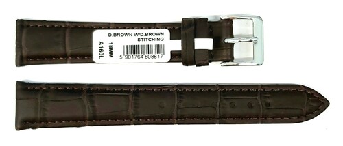 Pasek Chermond A160L BRĄZOWY 24MM 1