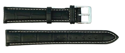 Pasek Chermond A160L CZARNY NIĆ BIAŁA 24MM 1