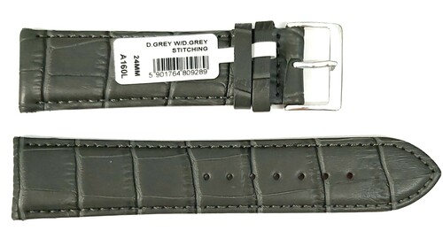 Pasek Chermond A160L SZARY 24MM 1