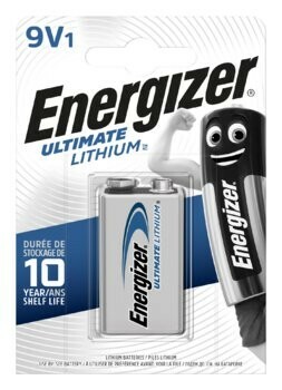 Bateria Energizer 9V , 6LR61 , L522 litowa ULTIMATE - blister 1 szt. 1
