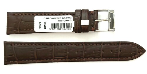 Pasek Chermond A166 BRĄZOWY 24MM 1