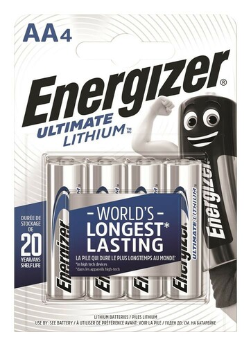 Bateria Energizer AA L91 , LR6 / FR 6 - blister 4 szt. 1