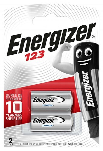 Bateria Energizer CR123 - blister 2 szt. 1
