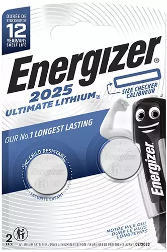 Bateria Energizer CR2025 ULTIMATE - blister 2szt 1