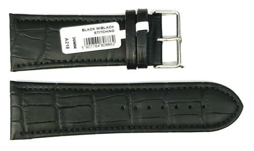 Pasek CHERMOND A218 CZARNY 28MM 1