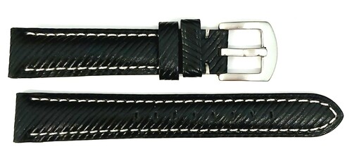 Pasek CHERMOND B002 CZARNY 24MM 1