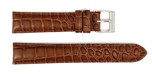 Pasek CHERMOND B014 M. BRĄZOWY 18MM 1