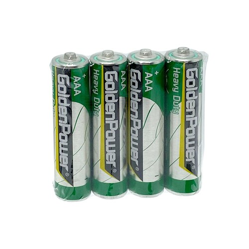 Bateria Golden Power R3 shrink S4 cynkowa ECOTOTAL 1