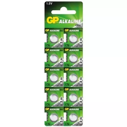 Bateria GP LR44 A76 - blister 10 szt. 1