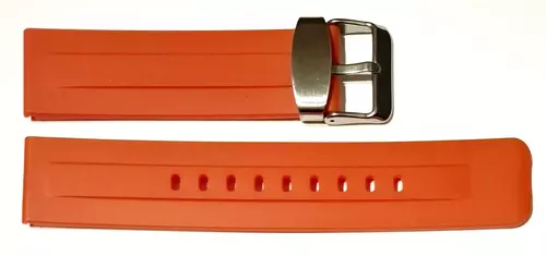 Pasek silikonowy POMARAŃCZOWY  3  22MM 1