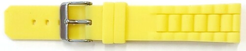 Pasek silikonowy ŻÓŁTY 20mm 1