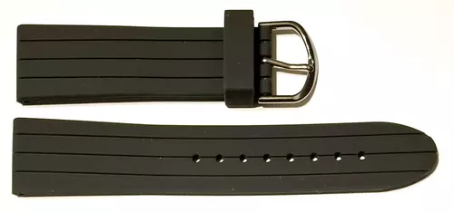 Pasek silikonowy  SZARY 24MM 1