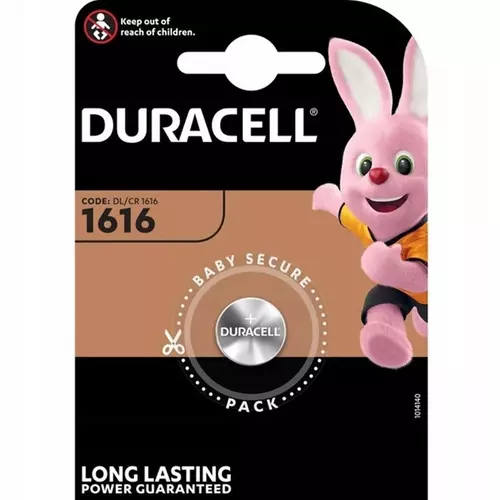 Bateria litowa Duracell CR 1616 3V - blister 1 szt. 1