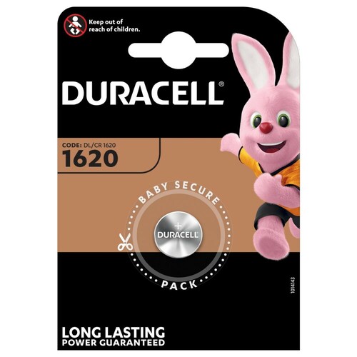 Bateria litowa Duracell CR 1620 3V - blister 1 szt. 1