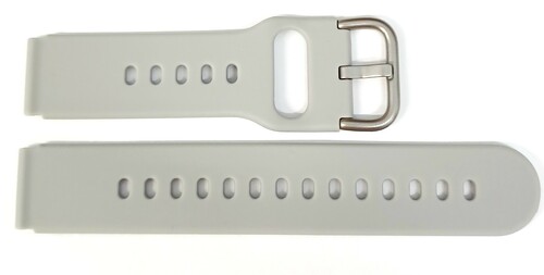 Pasek silikonowy HQ do Smartwatcha JASNO-SZARY 22mm klamra mix kolor 1