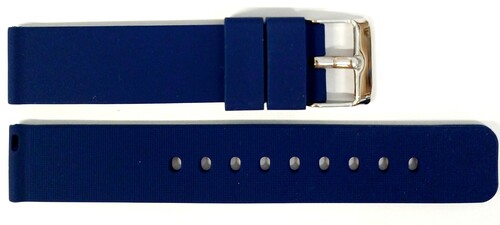 Pasek silikonowy HQ GRANATOWY 18mm 1