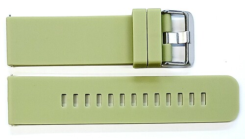 Pasek silikonowy HQ ZIELONY NW 22mm 1