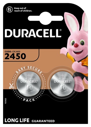 Bateria litowa Duracell CR2450 3V - blister 2 szt. 1