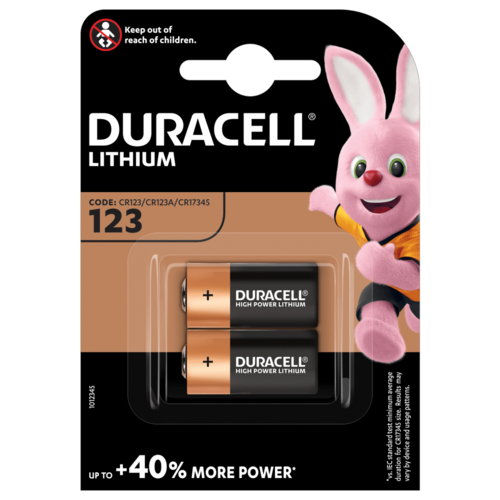 Bateria litowa Duracell CR123 3V - blister 2 szt. 1