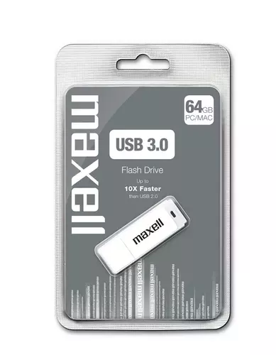 Pendrive Maxell  64GB USB 3.0 white 1