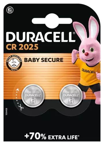 Bateria litowa Duracell CR2025 3V - blister 2 szt. 1
