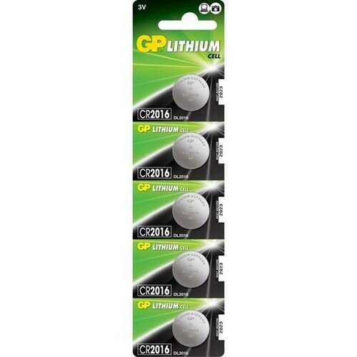 Bateria litowa GP CR2016 - blister 5 szt. 1