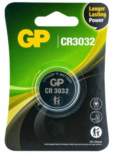 Bateria litowa GP CR3032 - blister 1 szt. 1