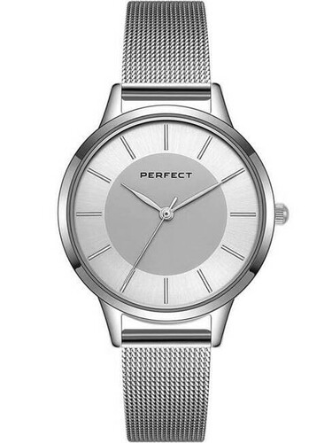 Zegarek PERFECT F359-01 SIATKA IPS TARCZA SILVER 1