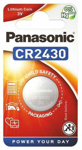 Bateria litowa Panasonic CR 2430 3V - blister 1 szt. 1