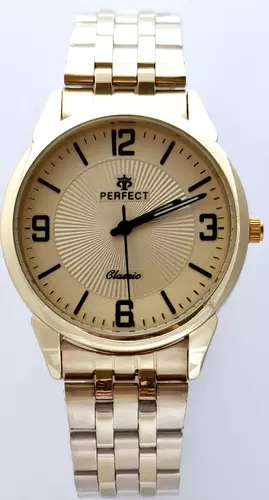 Zegarek PERFECT M454 GOLD tarcza GOLD 1