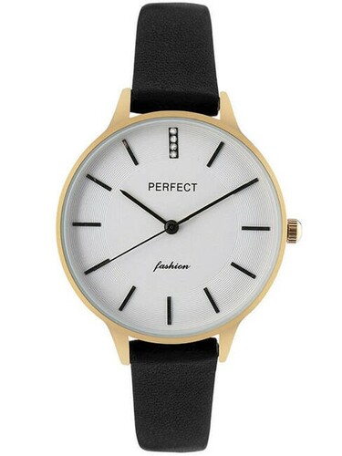 Zegarek PERFECT pasek E353 IPG PASEK CZARNY TARCZA JASNA 1