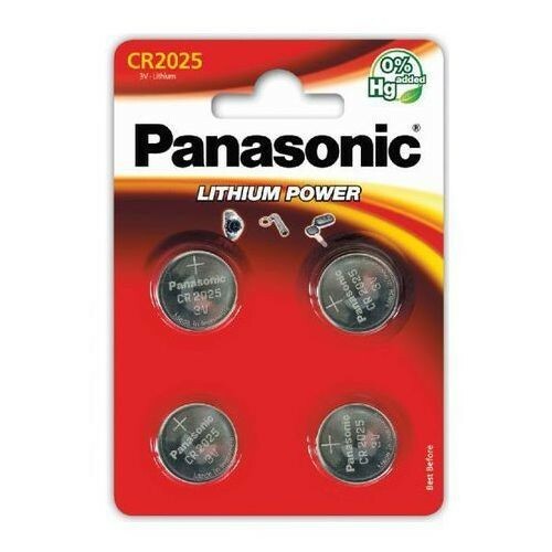 Bateria litowa Panasonic CR2025 3V - Blister 4 szt. 1