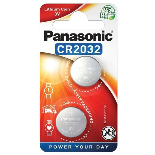 Bateria litowa Panasonic CR2032 3V - Blister 2 szt. 1