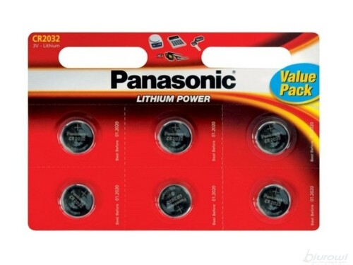 Bateria litowa Panasonic CR2032 3V - Blister 6 szt. 1