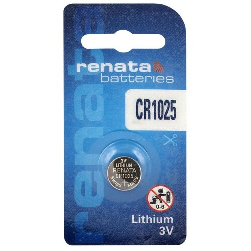 Bateria litowa Renata CR 1025 3V - Blister 1 szt. 1