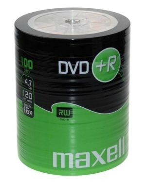 Płyty Maxell 275737 DVD+R 47 16x 100 shrink 1